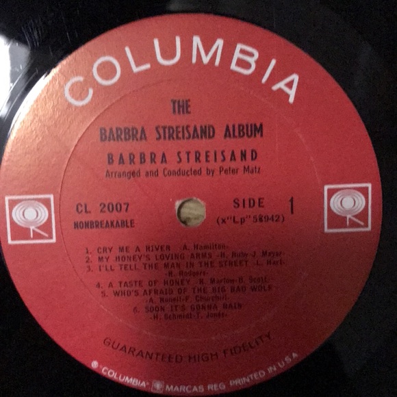 Barbra Streisand the Barbra Streisand album vinyl record 1963 - Picture 11 of 15
